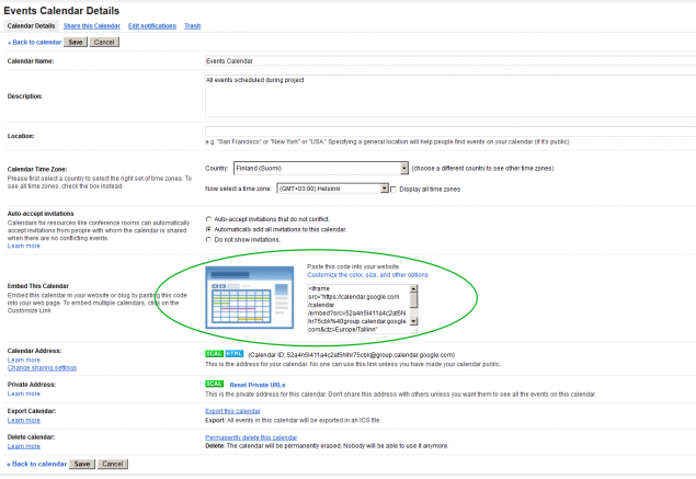 How to Embed Google Calendar