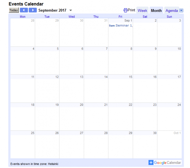 How to Embed Google Calendar